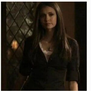 ASO Vampire Diaries Express Military Button Down Shirt as seen worn by Elena G.